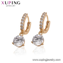 95125 xuping artificial gold earring jewellery beautiful new model geometric earrings for women wholesale